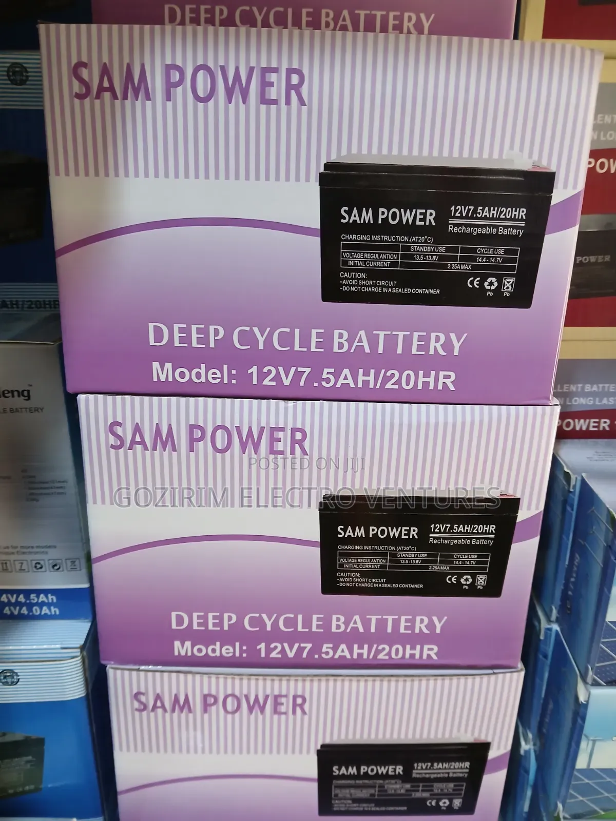 Original Panasonic Battery and Other Brands 12v and 6v Batterys