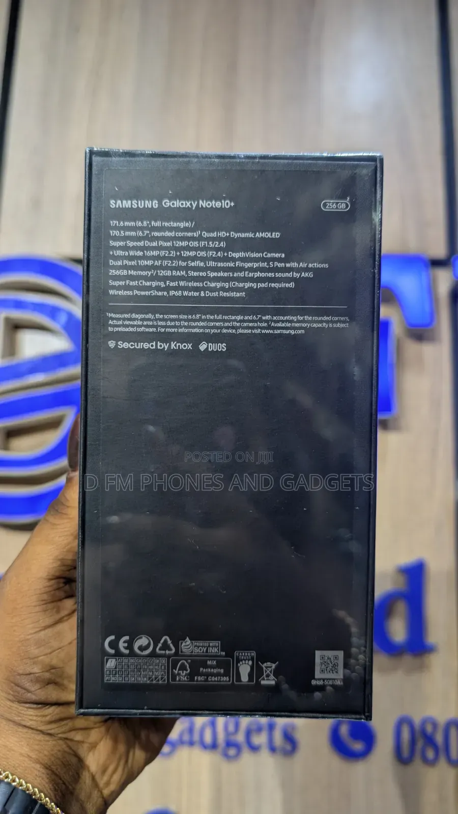 New Samsung Galaxy Note 10 Plus 256 GB Black