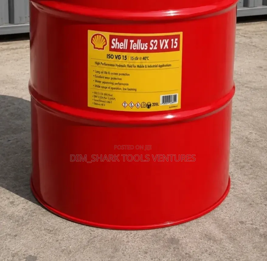 Shell Tellus S2 Vx 15 Hydraulic Fluid