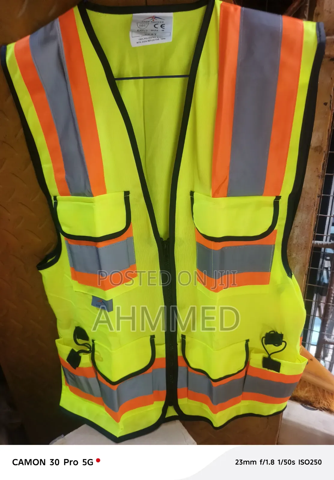 Zion Reflective Jacket With Zup And Pockets