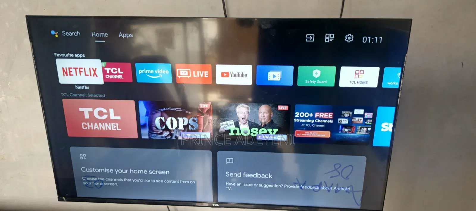 42 Inches Android TCL Smart Tv