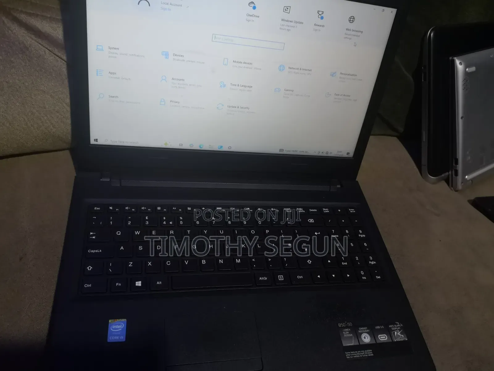 Laptop Lenovo 8GB Intel Core i5 SSD 128GB