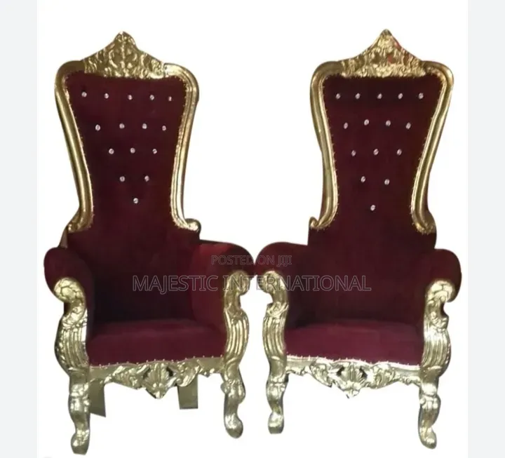 Carved Traditional Chieftaincy Chairs