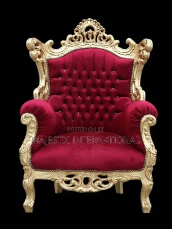 Carved Traditional Chieftaincy Chairs