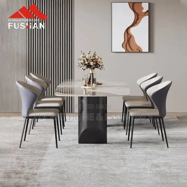 Marble-Finish Dining Table (Table Only)