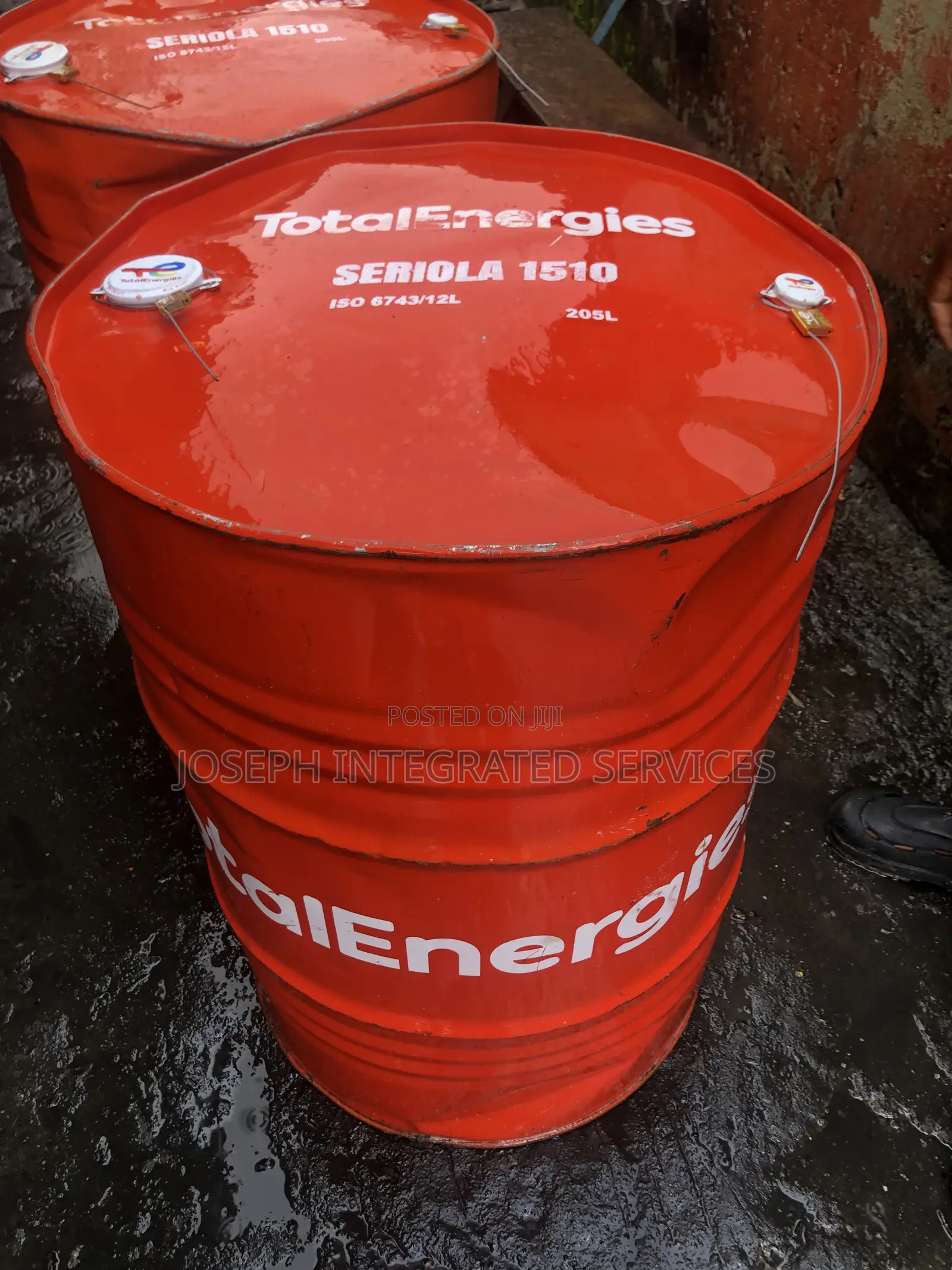 205-Liter Drum of Totalenergies Seriola 1510 Heat Transfer Oil