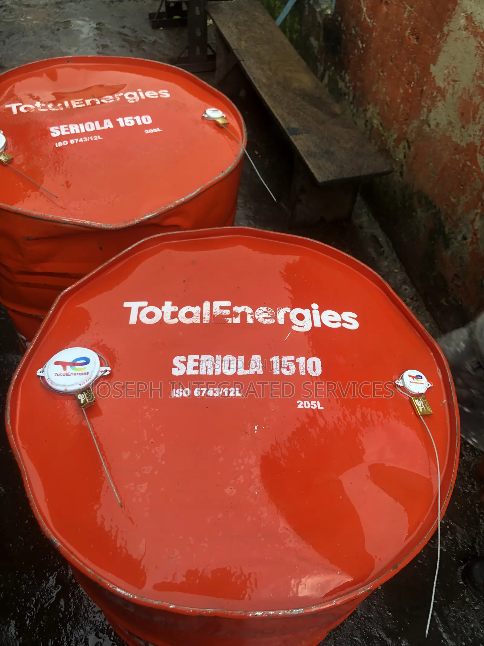 205-Liter Drum of Totalenergies Seriola 1510 Heat Transfer Oil