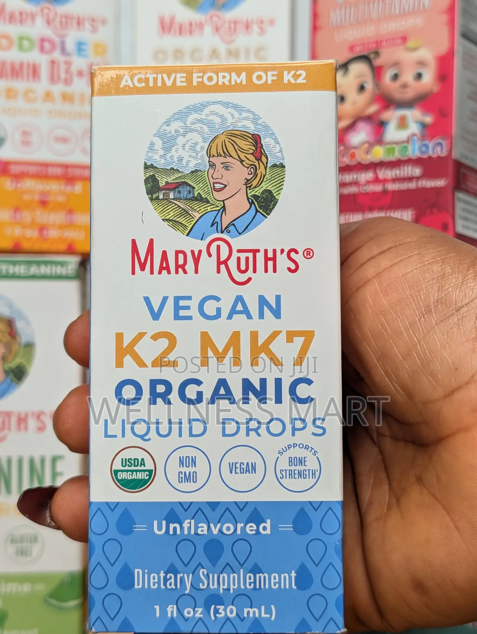 Maryruth Organic Mk7 Drops - Bone Heart Health, Kids+Adults