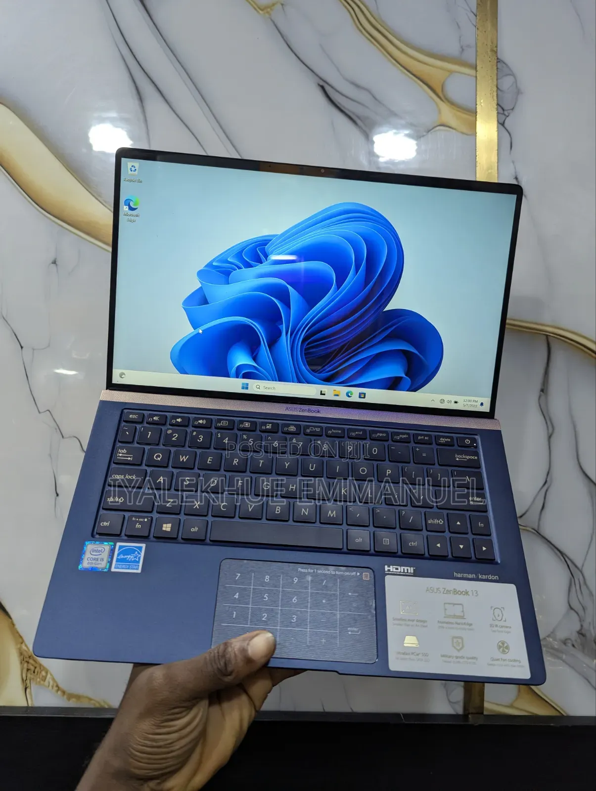 Laptop Asus ZenBook 13 UX331UN 8GB Intel Core i5 SSD 256GB