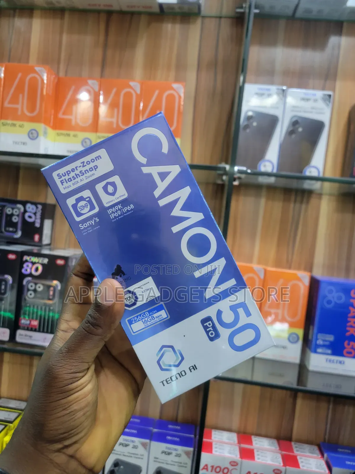 New Tecno Camon 50 Pro 256 GB Purple