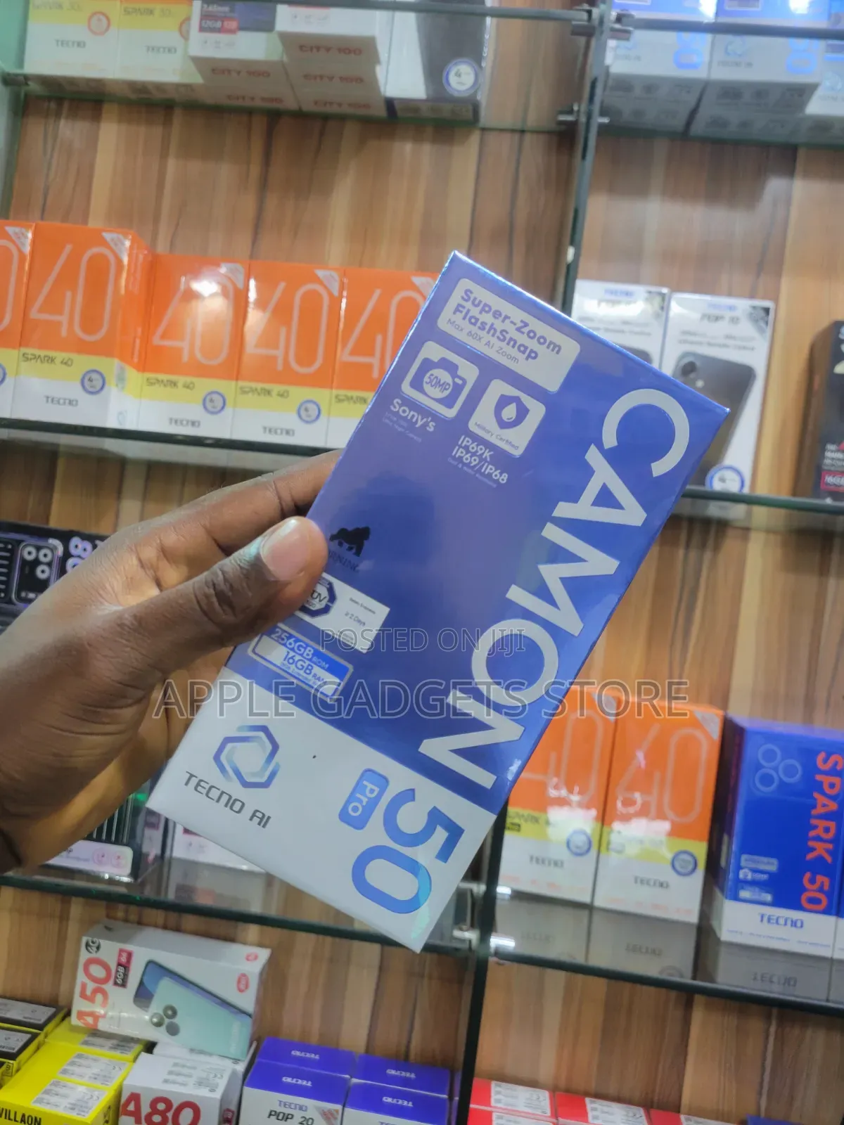 New Tecno Camon 50 Pro 256 GB Purple