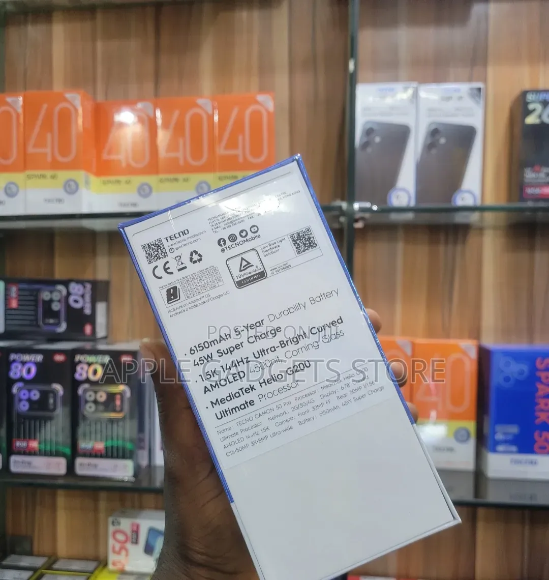 New Tecno Camon 50 Pro 256 GB Purple