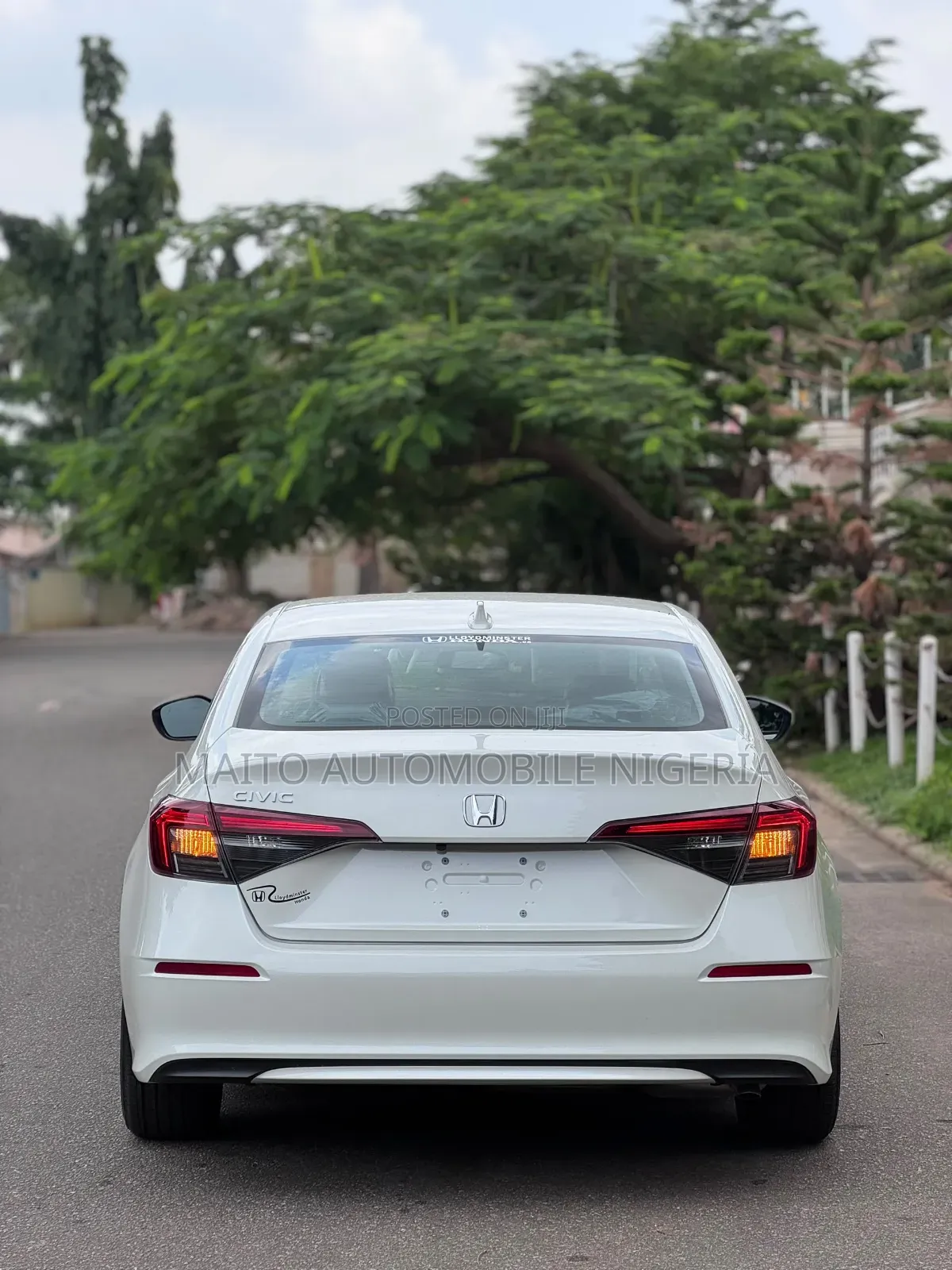 New Honda Civic LX CVT 2025 White