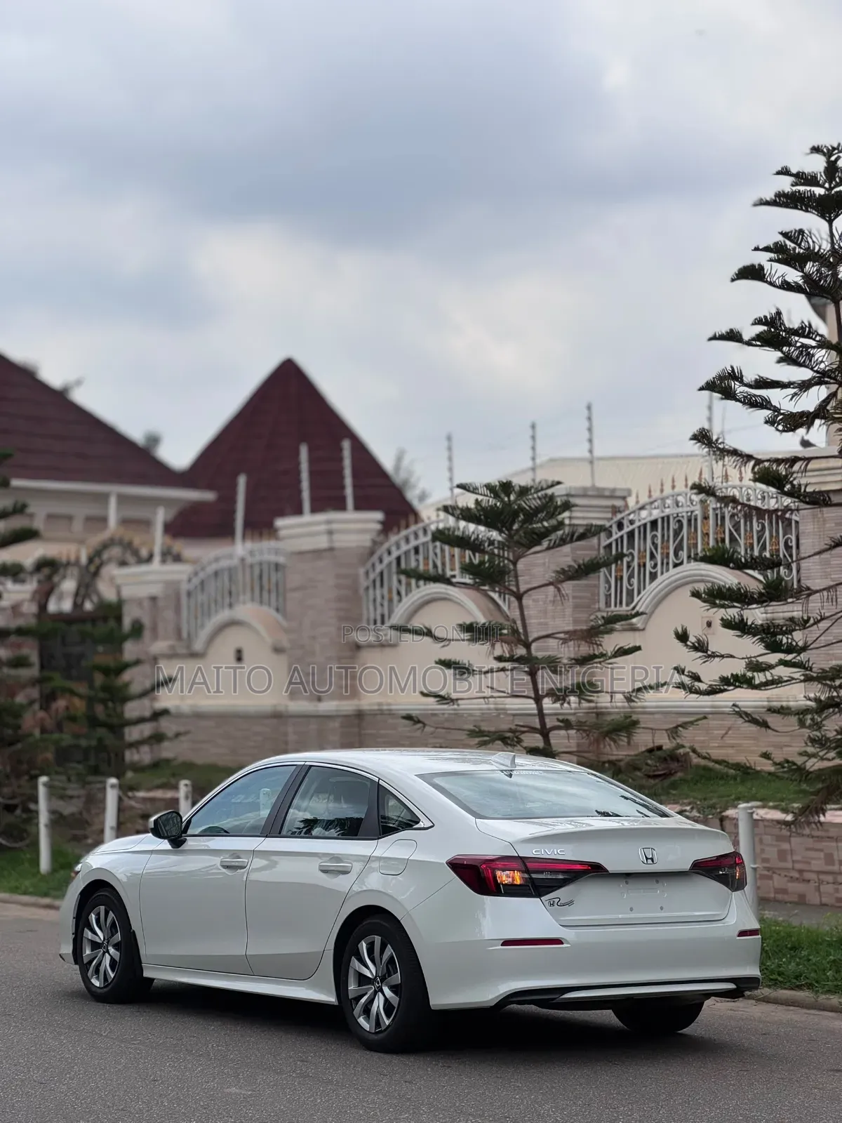 New Honda Civic LX CVT 2025 White
