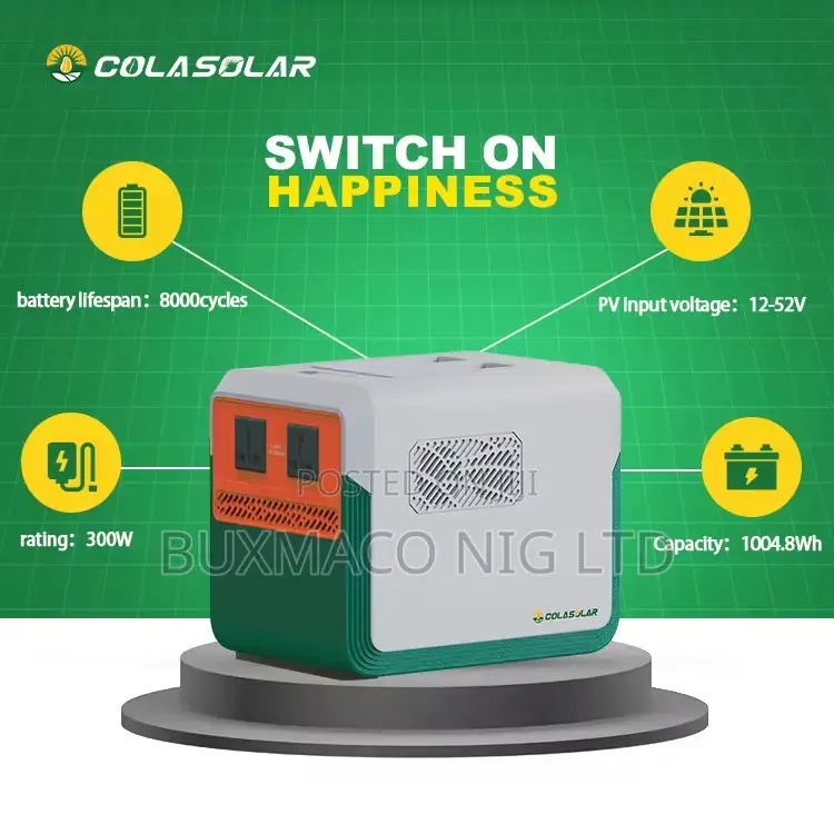 Cola Solar Generator 1000w Pro