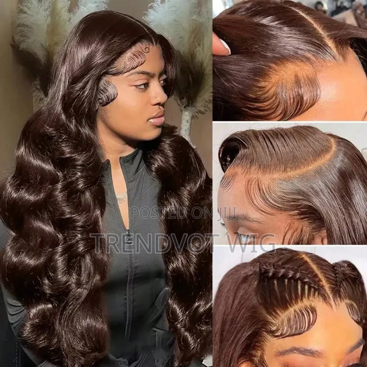 20inches Wavy Human Hair Wig 13x4 Hd Lace Front