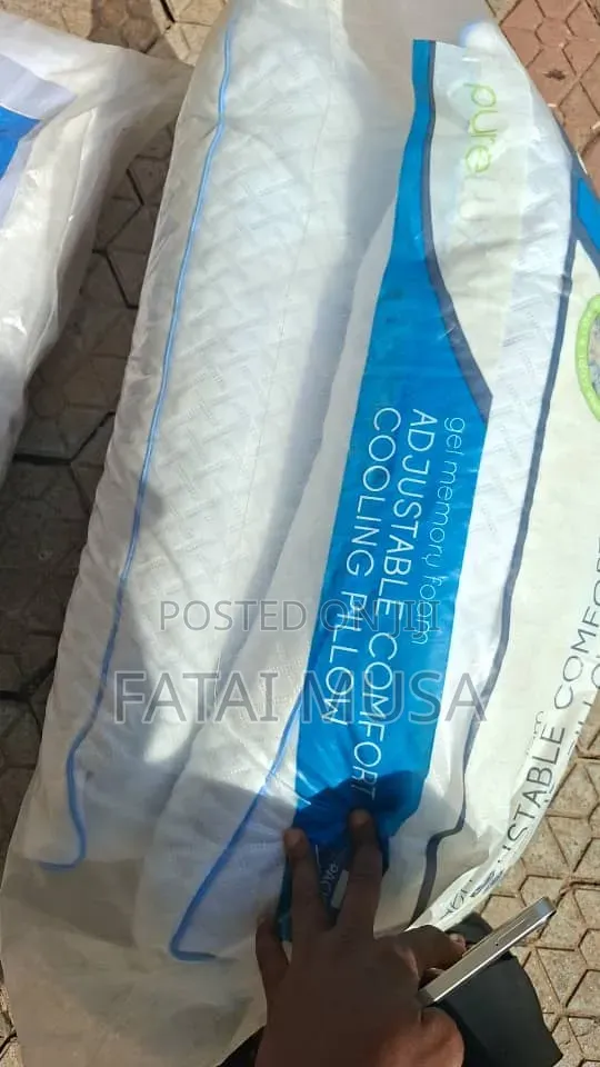 Cool Adjustable Memory Pillow Made in Usa ,2 in 1 Park
