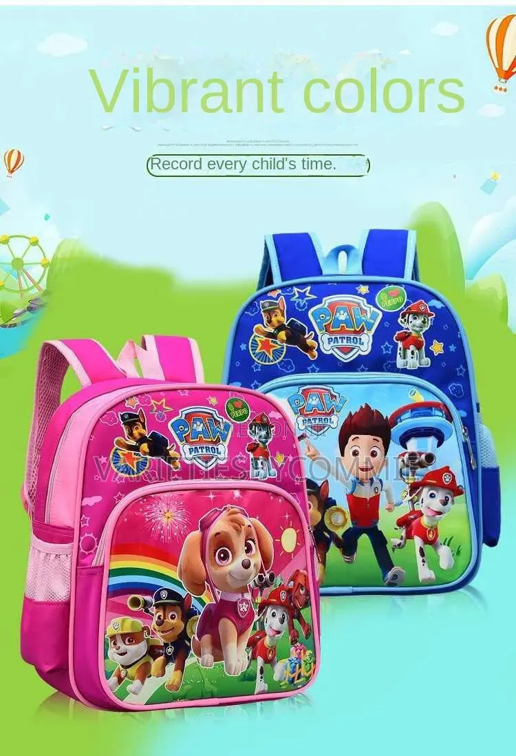 Cartoon Pattern Kindergarten Backpack School Quality Bags Boys Girls
