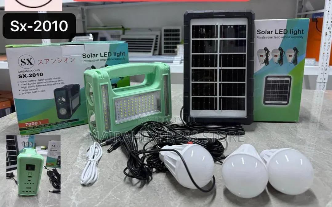Sx-2010 All-in-One Electric Solar Rechargeable Led Lighting System