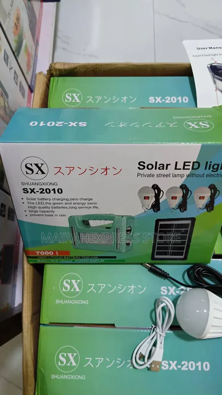 Sx-2010 All-in-One Electric Solar Rechargeable Led Lighting System