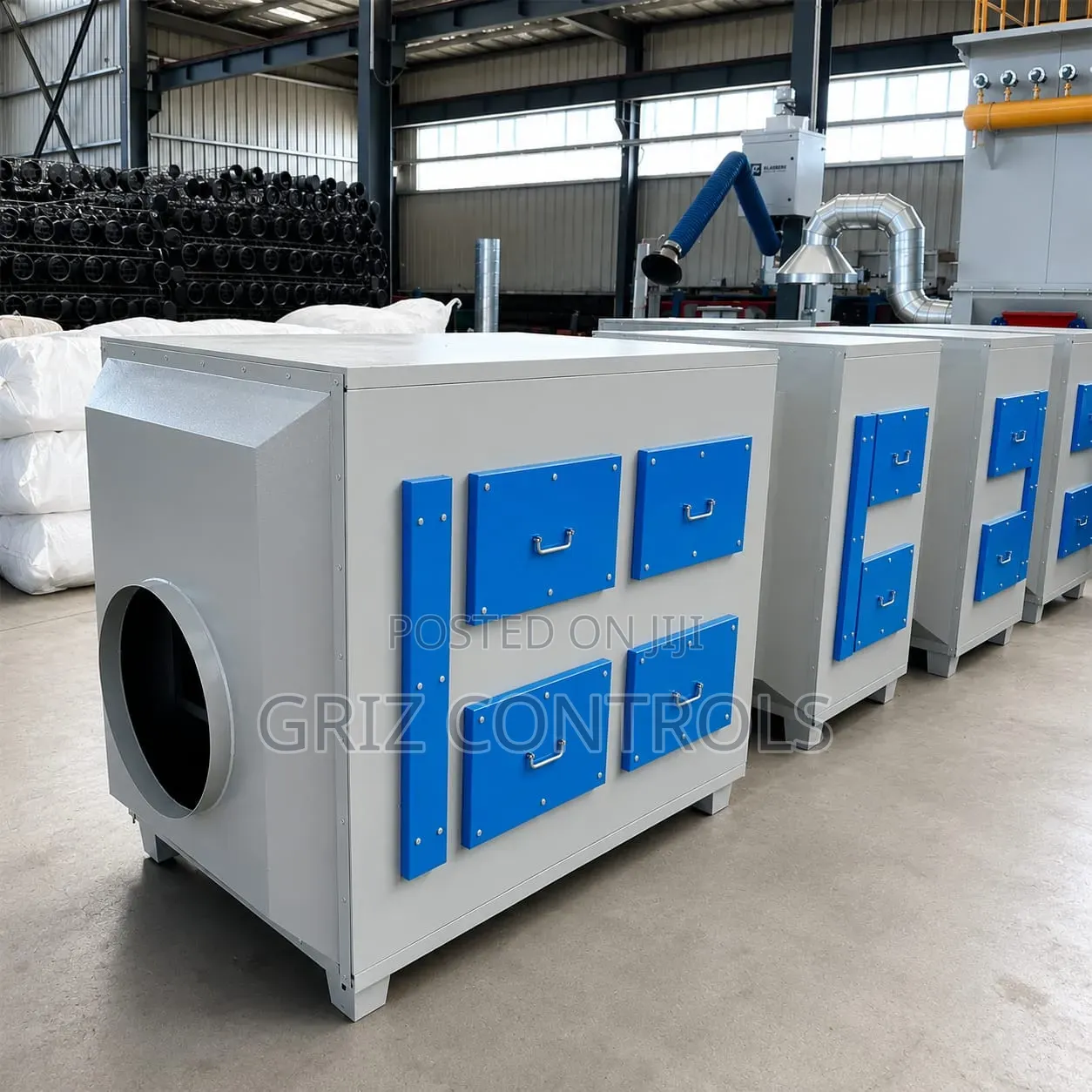 GRIZ CONTROLS Activated Carbon Adsorption Box | Voc Air Filter System