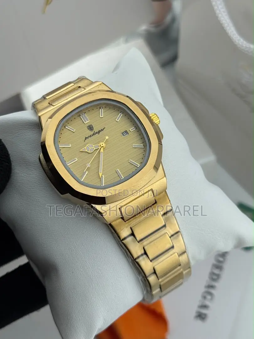 Poedagar Cubit-Style Chain Men's Watch
