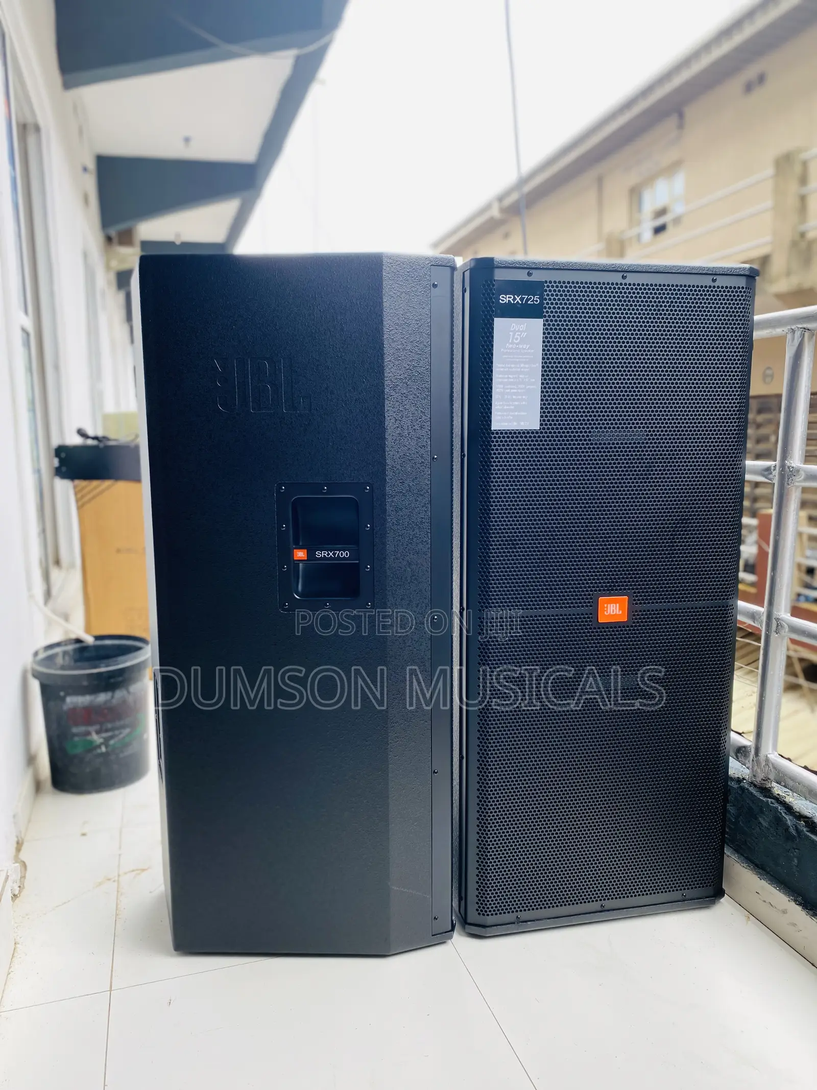 JBL Full Range Dj Outdoor Speaker Pair Srx725