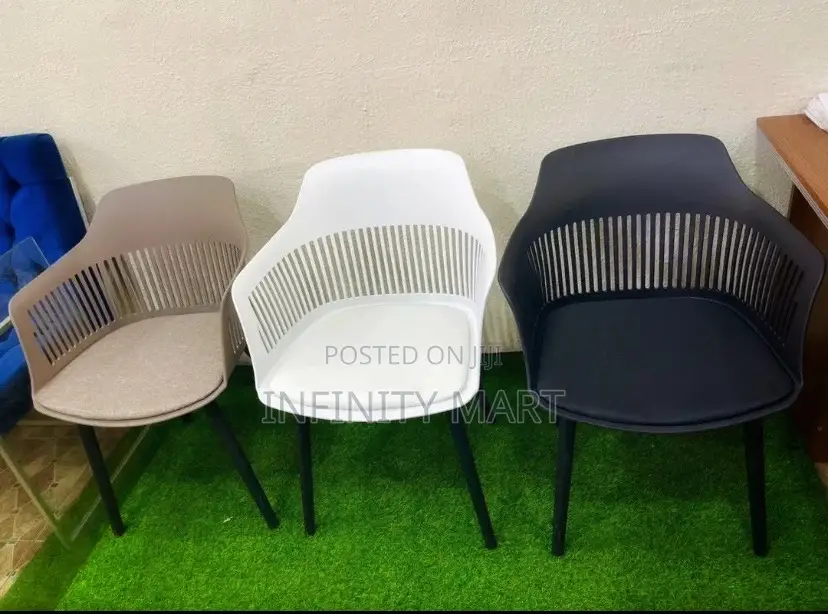 Sleek Single Arm Plastic Chair