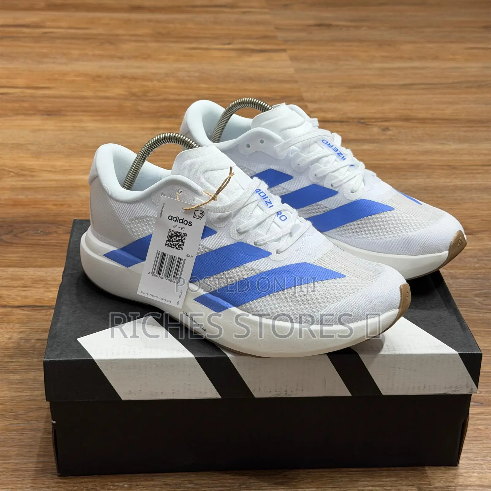 Adidas Adizero Evo Sl Cloud White Blue Fusion SNKS