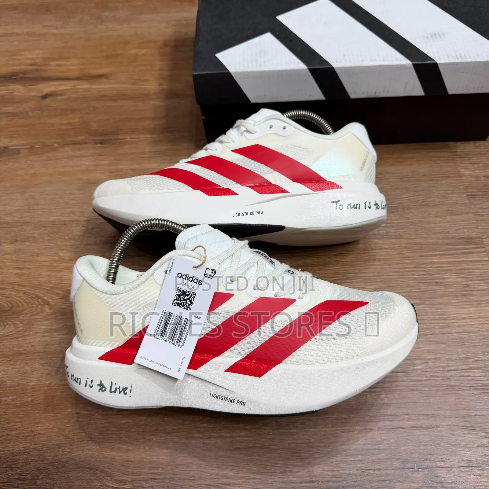 Adidas Adizero Evo Sl Offwhite Better Scarlet SNKS