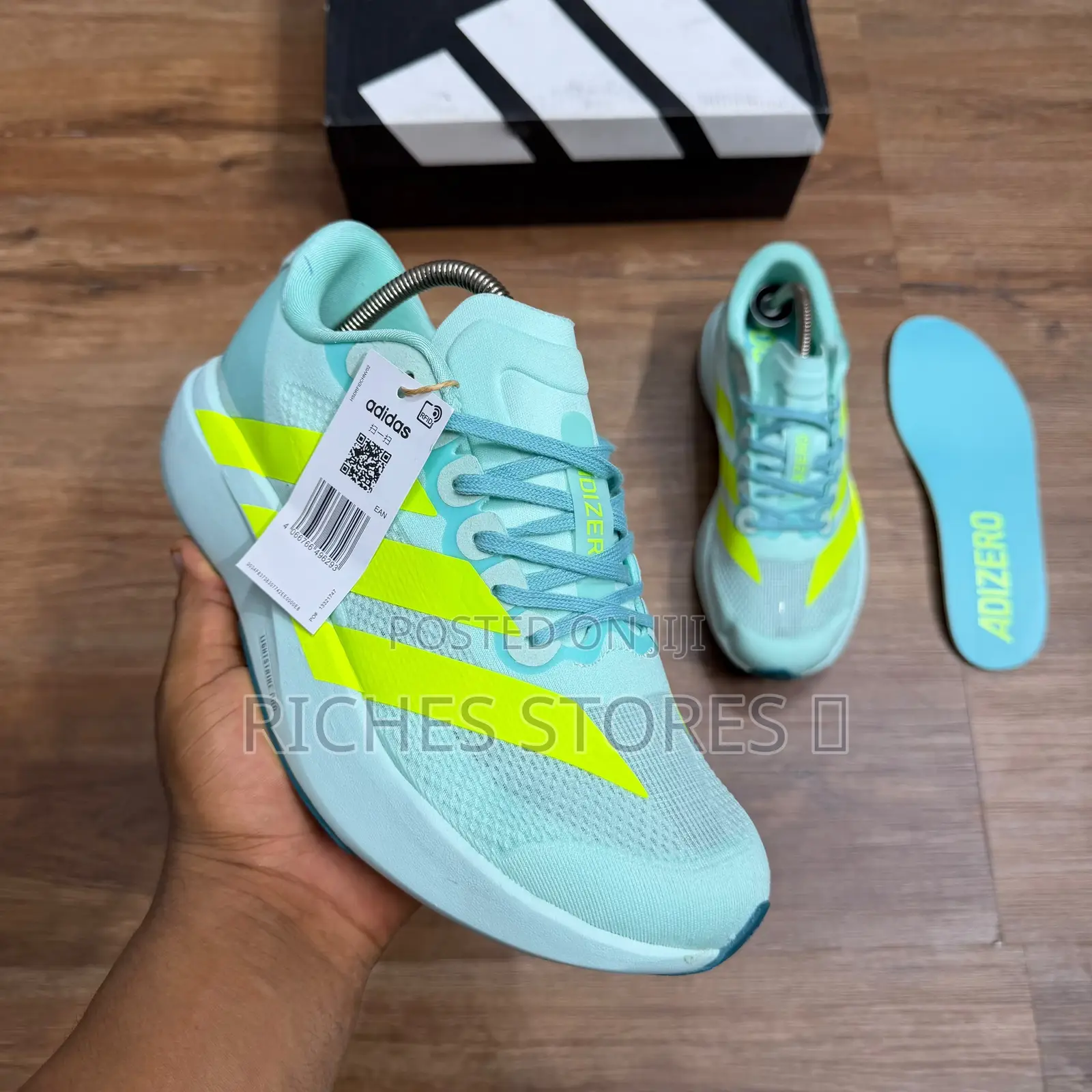 Adidas Adizero Evo Sl Flash Aqua Lucid Lemon SNKS