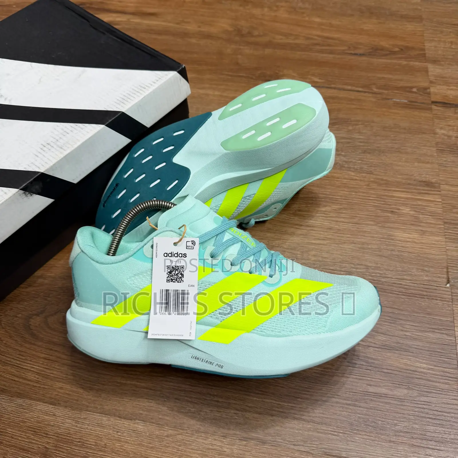 Adidas Adizero Evo Sl Flash Aqua Lucid Lemon SNKS