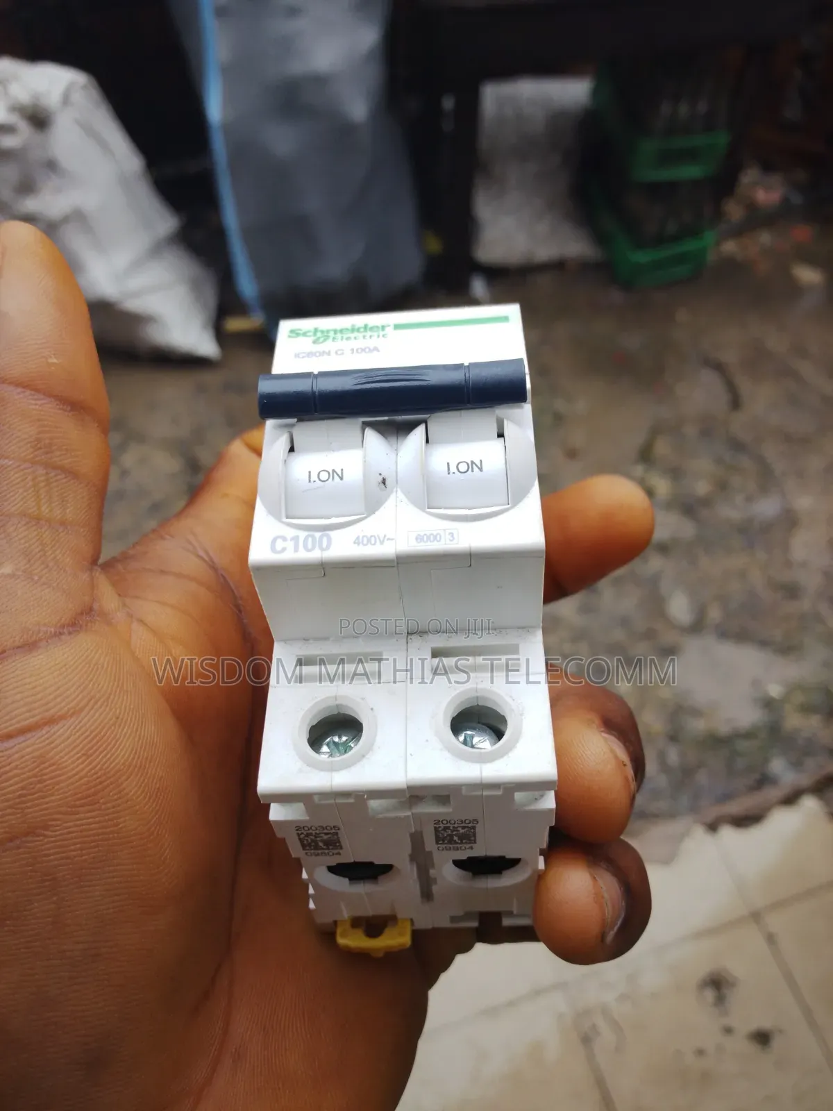 Original Schneider Electric iC60N 100A 2 Pole Circuit Breaker