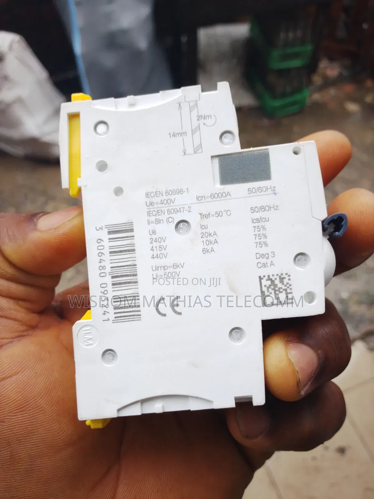 Original Schneider Electric iC60N 100A 2 Pole Circuit Breaker