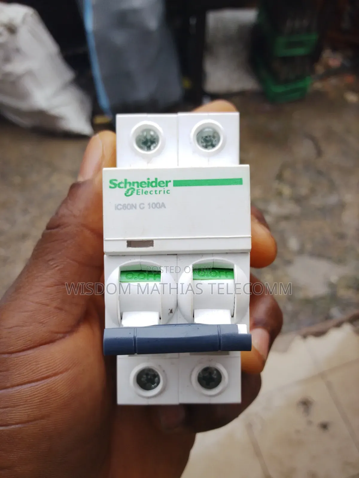 Original Schneider Electric iC60N 100A 2 Pole Circuit Breaker