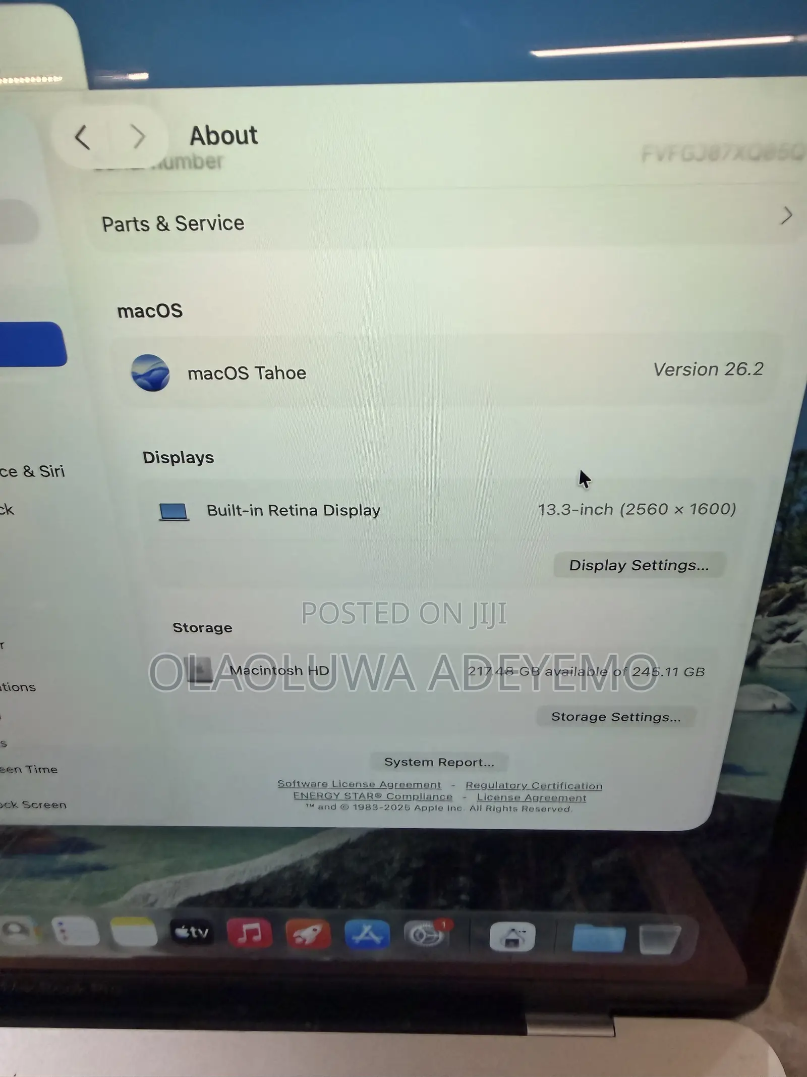 Laptop Apple MacBook Pro 2020 M1 16GB Apple M1 SSD 256GB