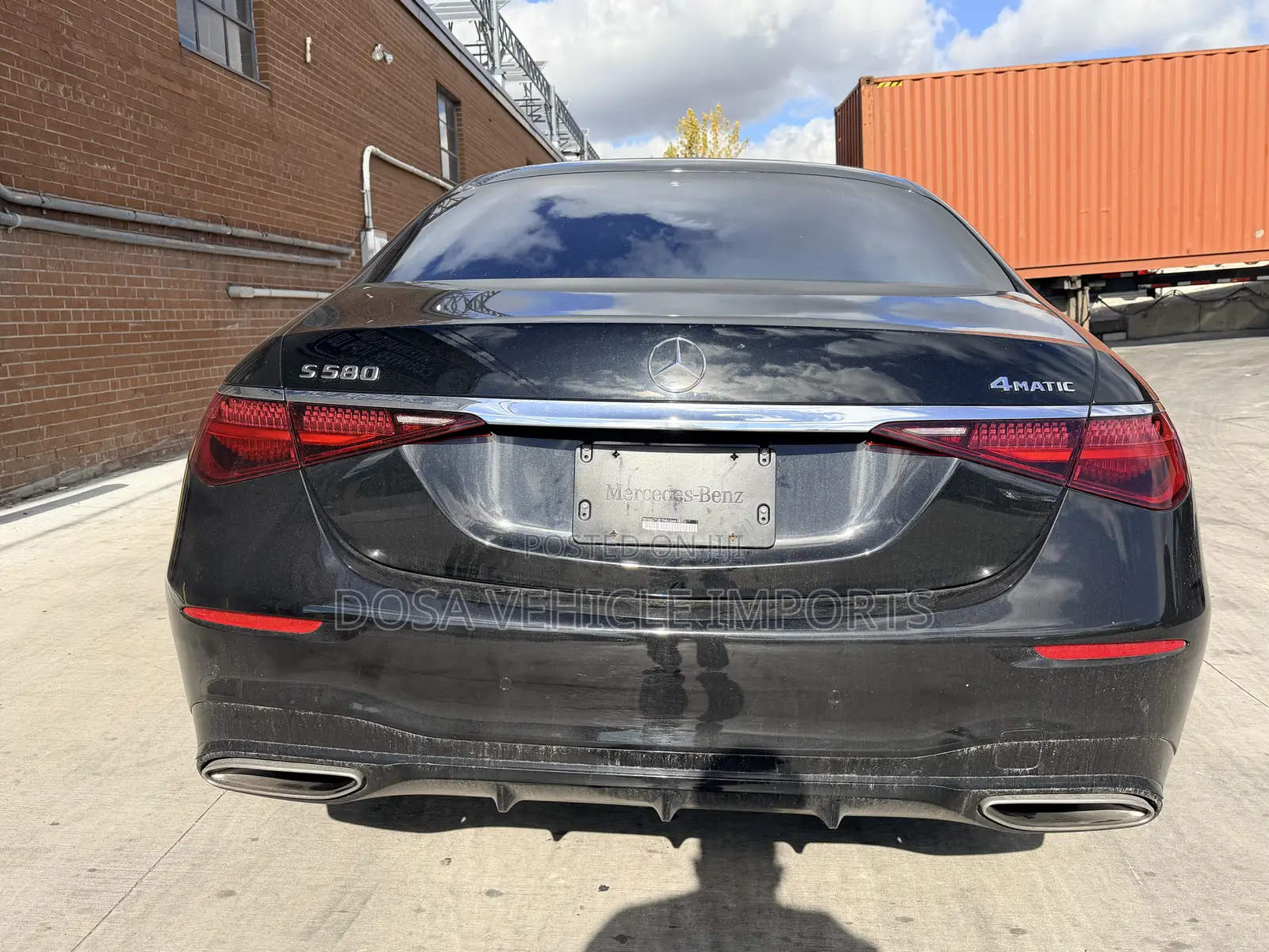 Mercedes-Benz S-Class S 580 4MATIC 2021 Black