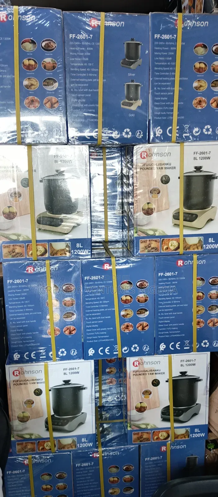 Yam Pounder, Fufu,Ugla,Banku Maker Rohnson Machine,6l /8l Nob/Digital