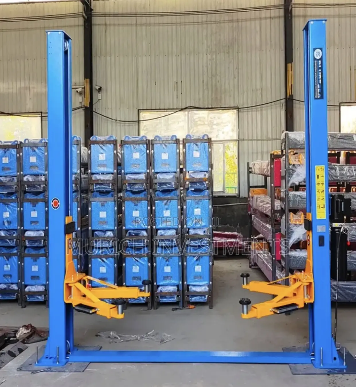 4 Ton Automatic Hydraulic 2 Post Car Lift – Floor Plate Type