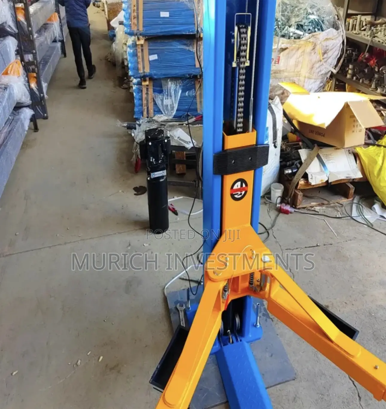 4 Ton Automatic Hydraulic 2 Post Car Lift – Floor Plate Type
