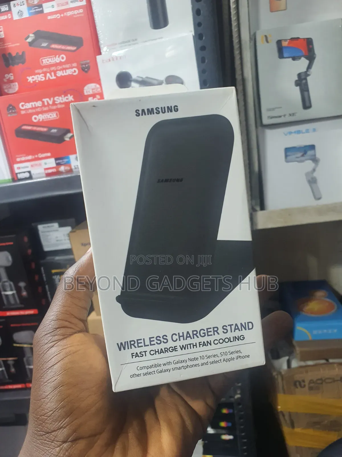 Samsung Wireless Charger Stand With Fan Cooling