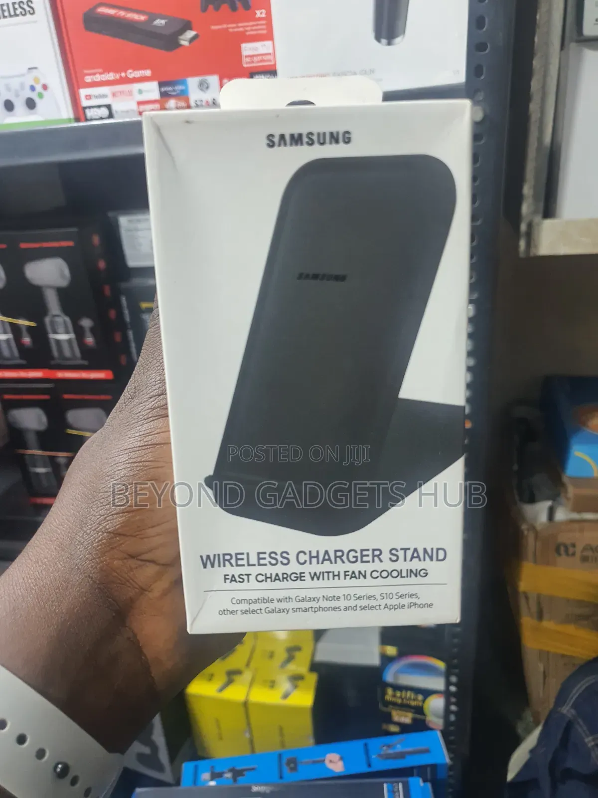 Samsung Wireless Charger Stand With Fan Cooling
