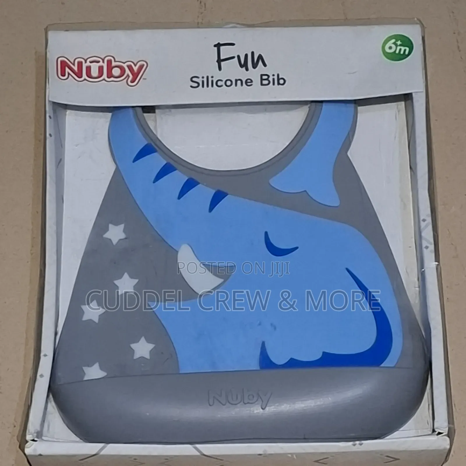 Nuby on-the-Go 3d Silicone Feeding Bib