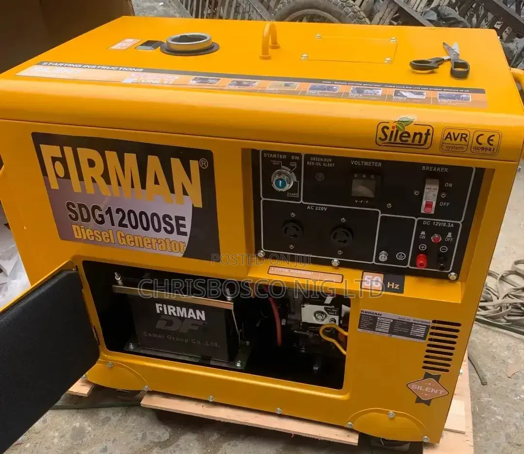 Brand New Firman Sdg12000se Diesel Generator
