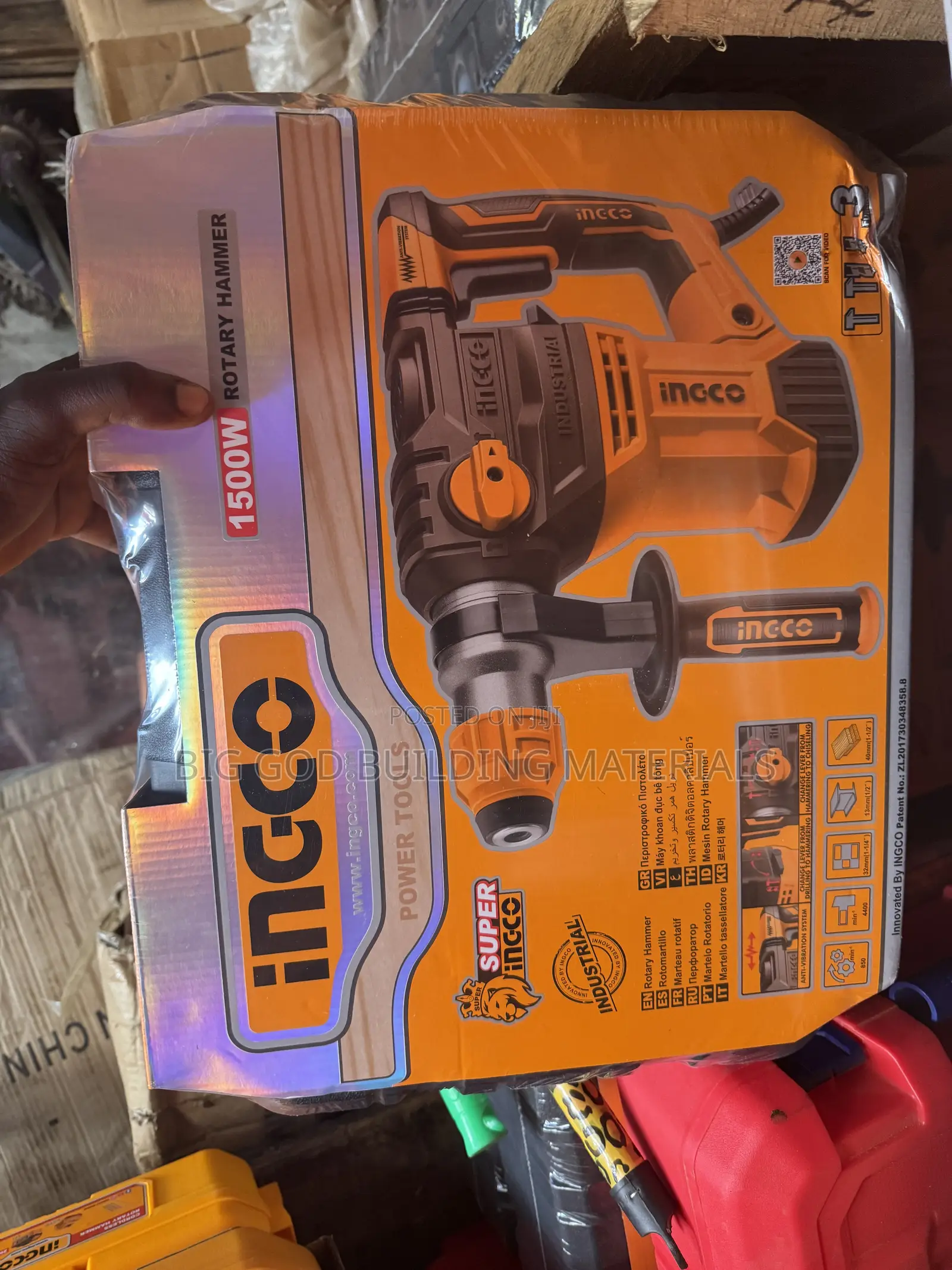 Ingco Rotary Hammer 1500w