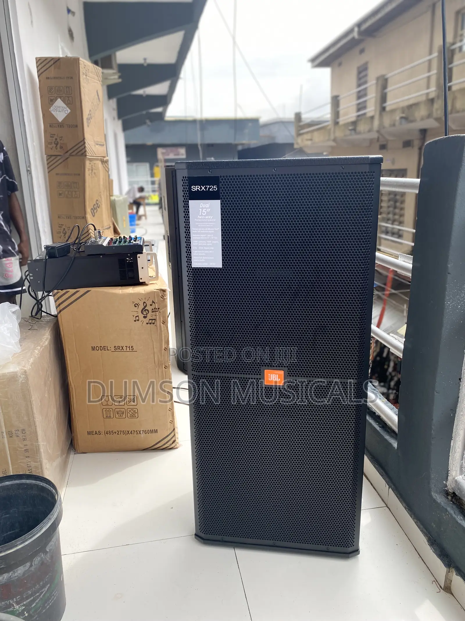 Original JBL Full Range Speakers SRX-725(Pair)