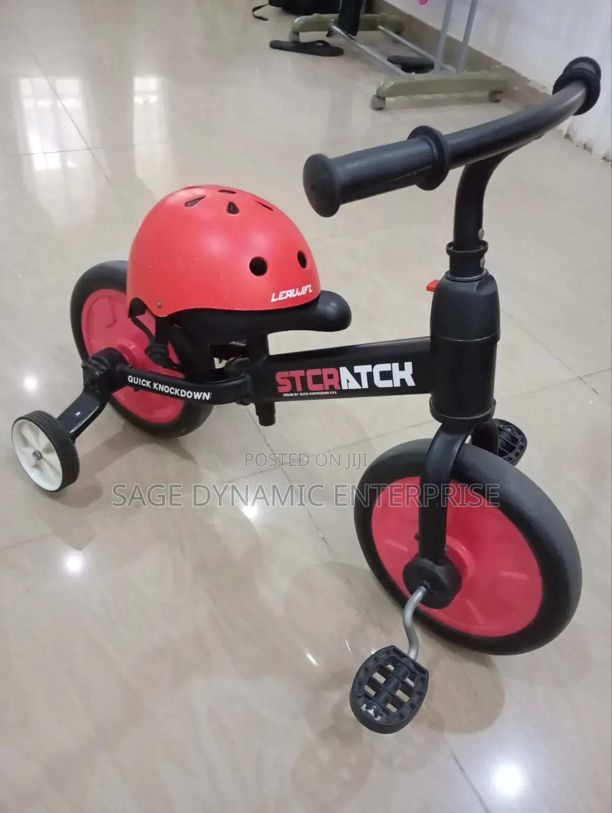Balance Bike And Safety Helmet