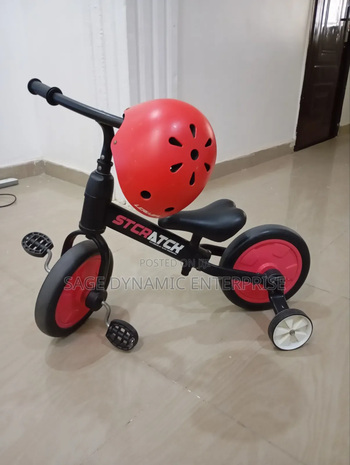 Balance Bike And Safety Helmet