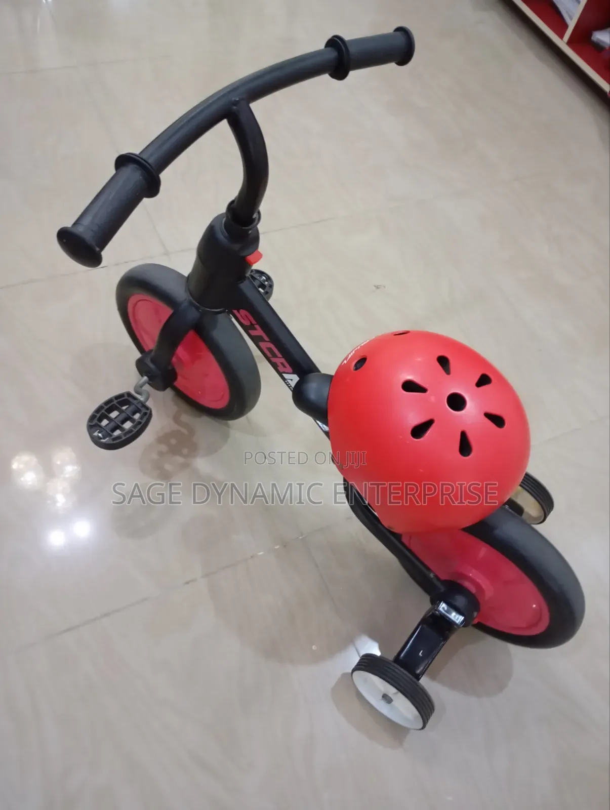 Balance Bike And Safety Helmet