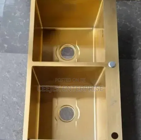 Hand Made Gold Kitchen Sink